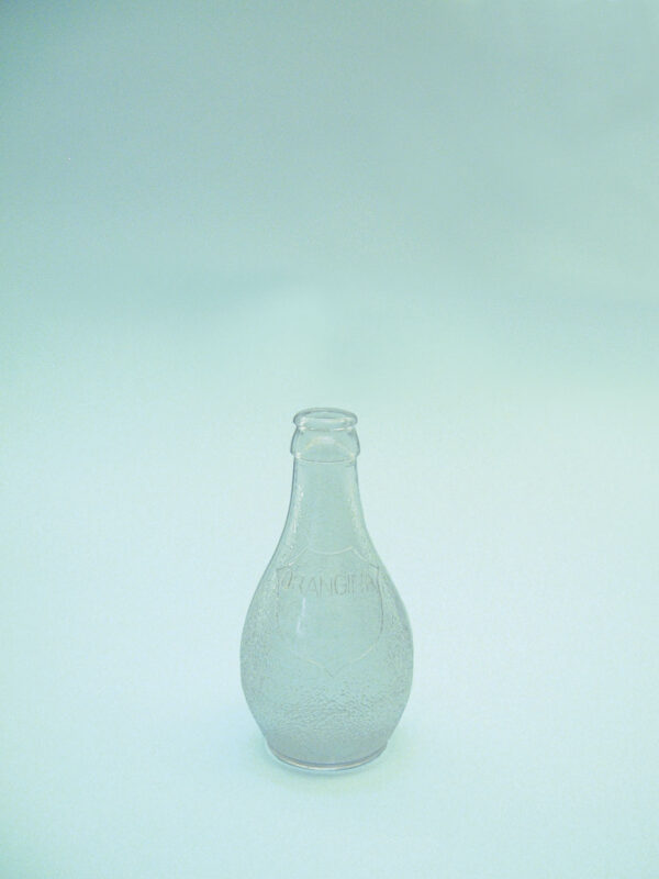 Orangina bottle made of sugar glass, clear, 16 cm x ø8 cm