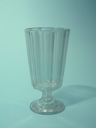 Sugar glass Cocktail glass or Ice coffee glass, 16 x 8 cm.