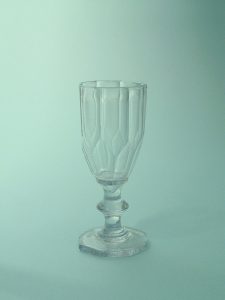 Fake glass, film glass or sugar glass Liqueur glass, Port glass, 11 x 4.8 cm