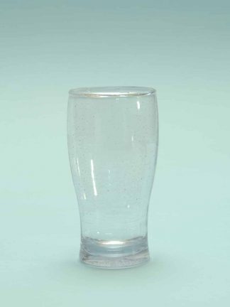 Guinness Beer glass made of sugar glass, transparent, 16 x 8,5 cm.