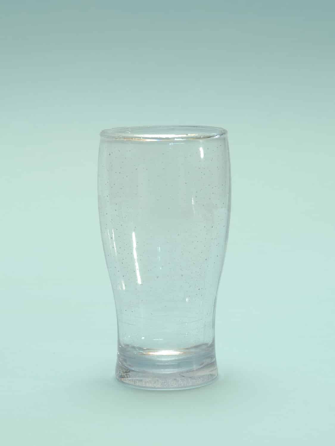 Guiness Bierglas gemaakt van suikerglas, doorzichtig, 16 x 8,5 cm..