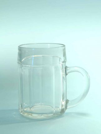 Suikerglas Bierpul 0,5 Liter inhoud. Kartel motief. H*B is: 13,5 x 9,3 cm