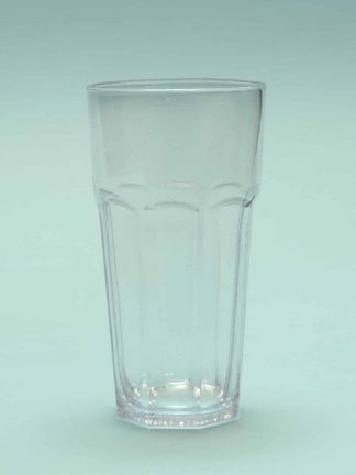 TV Opnames? Bierglas gemaakt van doorzichtig suikerglas. Bierglas inhoud 0,5 L. US Pint Glas. Afmetingen 17,7 x 9 cm.