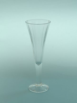 Film glass safety glass on the set. Sugar glasses, Champagne glass, Flute, angular cut. Size: 20 x 6.8 cm.