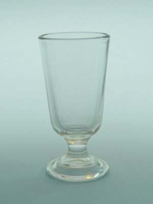Sugar glass tea glass, Ice coffee glass. Tea glass- Eiskaffeeglas. H * W 14.3 x 7.3 cm