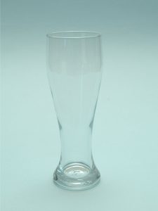 Stuntglas voor film. Suikerglas Witbierglas 0,5L. Hoogte x Breedte 23 x 8,1 cm.