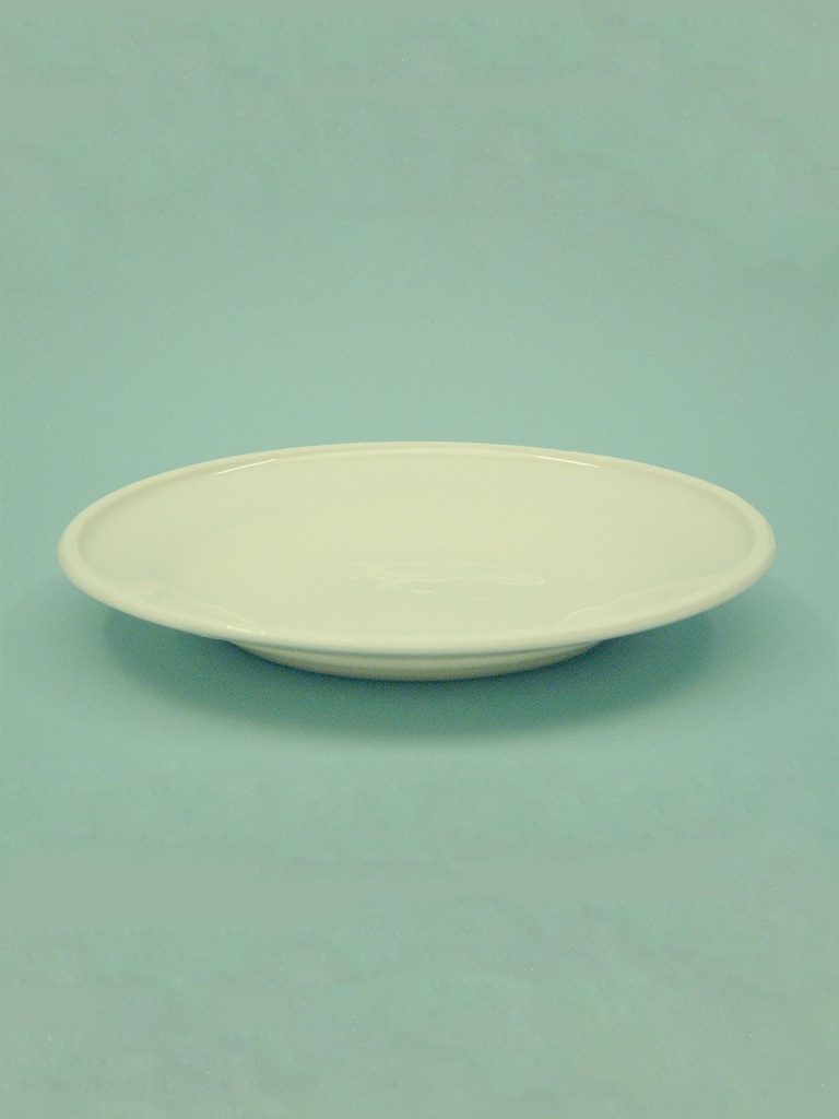 Plate for the table made of sugar glass. 0200 - Table plate, 3 cm x ø 23 cm.