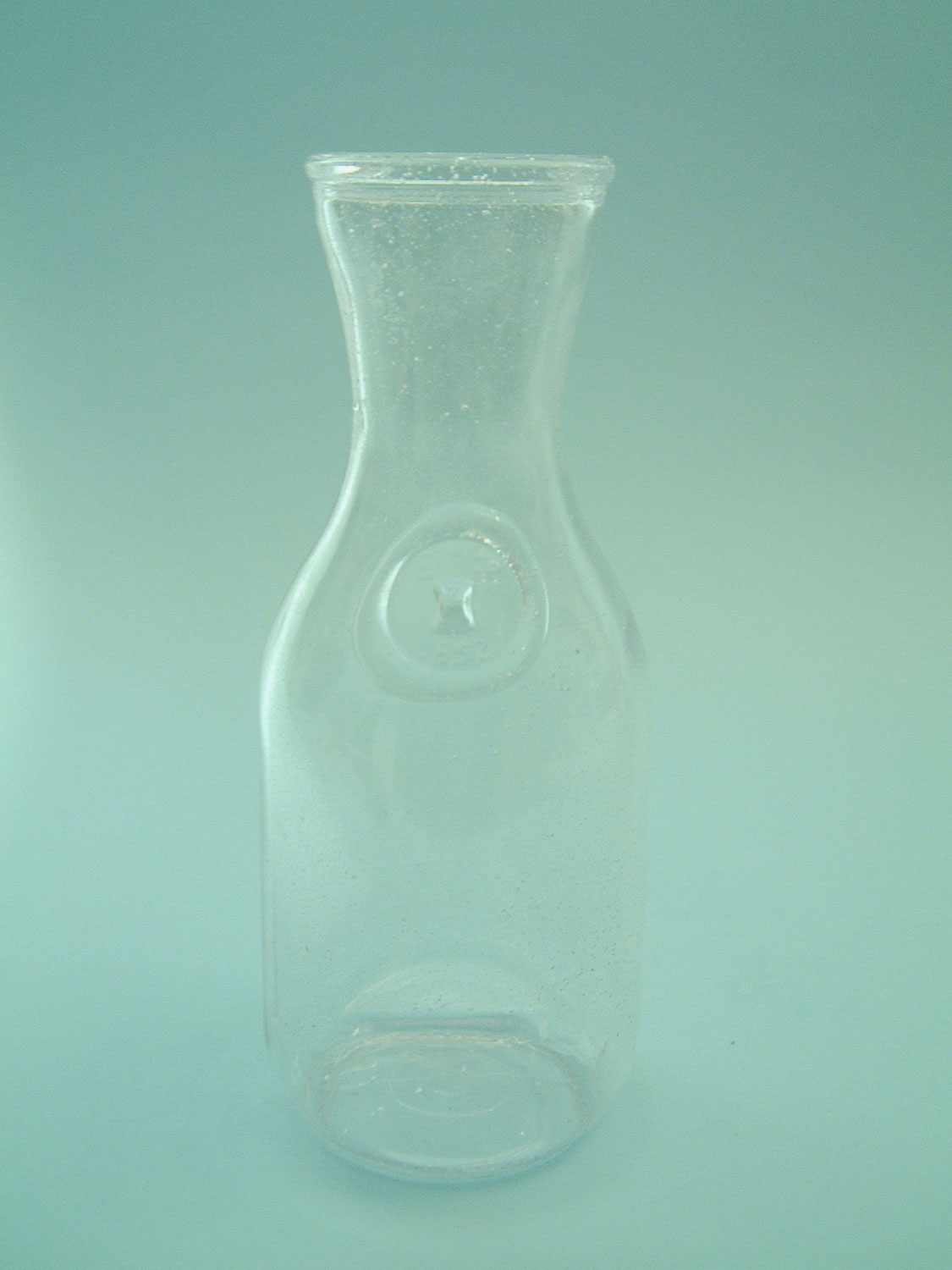 Film/video suikerglas. Kalifornische Karaf 1 Liter, Size: 24,5 x ø 10 cm.