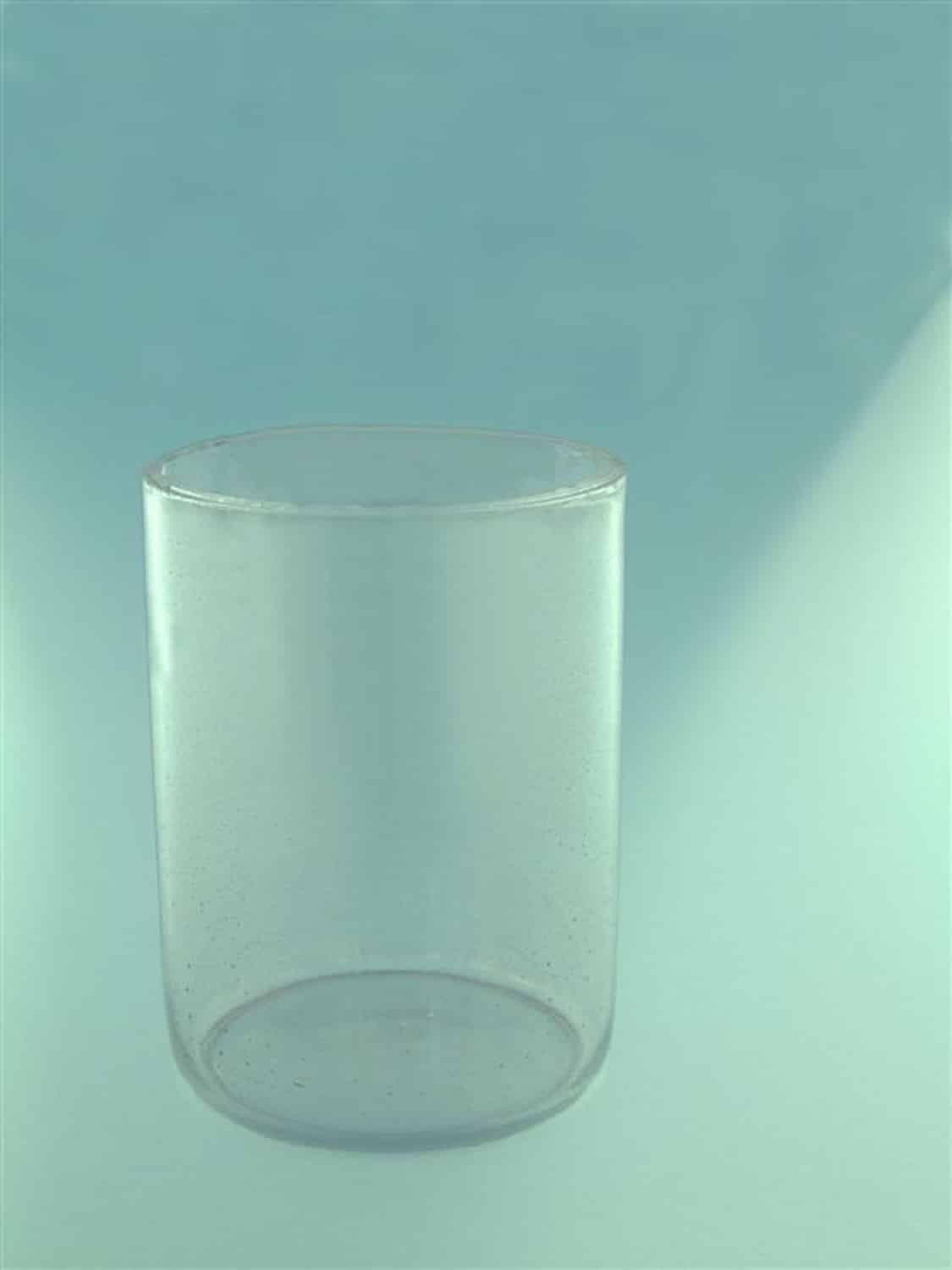 Suikerglas Laboratorium glas, 16 cm x ø 12 cm.