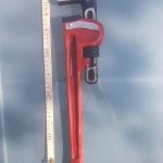 Latex pipe wrench for Film, TV or video. 45 Cm. long