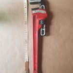 Latex pipe wrench for Film, TV or video. 45 Cm. long