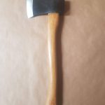 Latex / rubber prop. Chopper, length approx. 44 centimeters. Stunt prop.