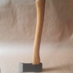 Latex / rubber prop. Chopper, length approx. 44 centimeters. Stunt prop.