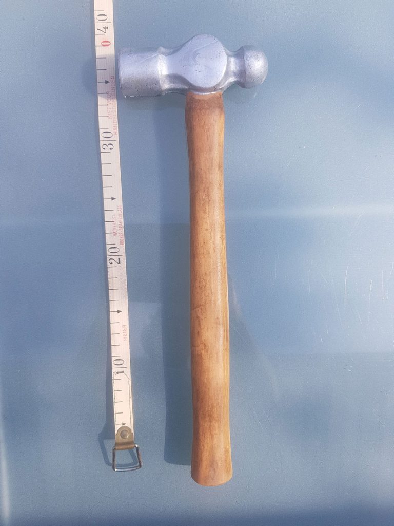 Ball-peen hammer. 37,5 centimeter.