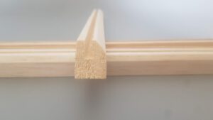 Frame of balsa wood