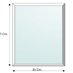 Frame balsahout tbv ruit 33 x 45 Cm