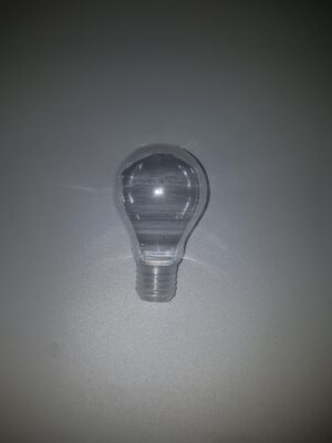 Light bulb E27 fitting sugar glass