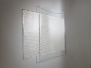 Window made of sugar glass