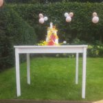 Tafel van balsahout, te gebruiken als o.a. stuntprop